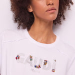 T-shirt con nodo - Gaudi 511BD64026 2100 GAUDI' 