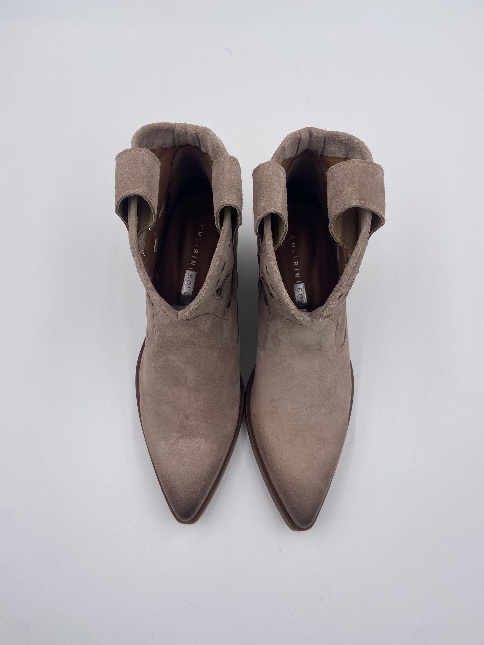 Stivaletto basso in camoscio - Chiarini 1718 BEIGE CHIARINI 
