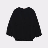 Maglia oversize in crepe