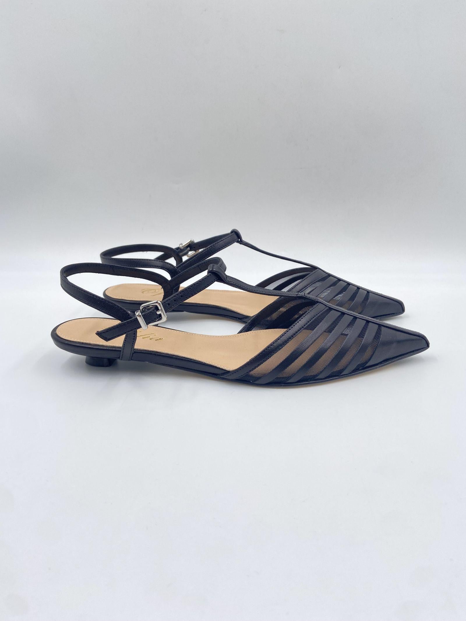 Slingback trasparente - Ofelia 3078 NERO OFELIA 