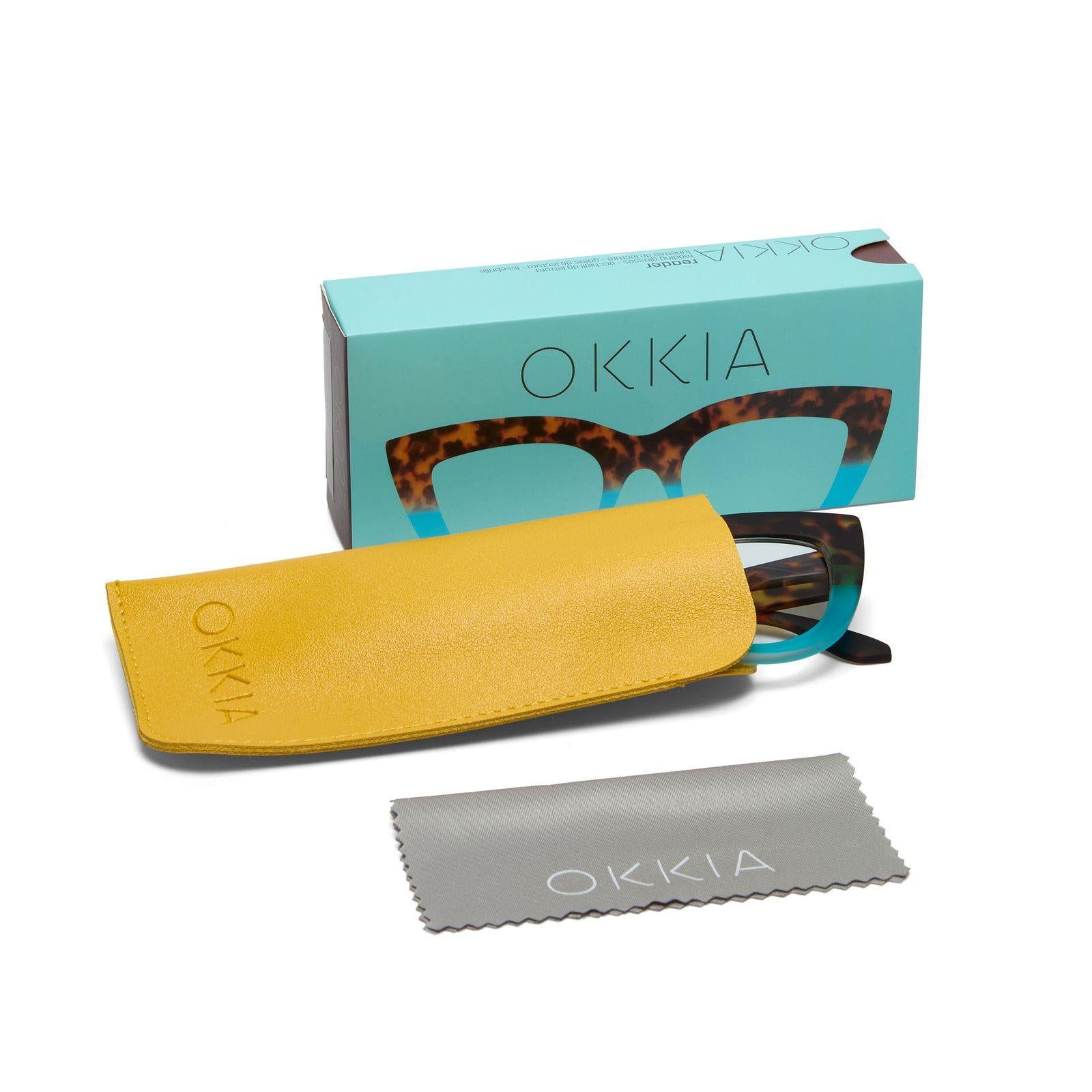 Occhiale da lettura Claudia OK023HB AZZURRO OKKIA 