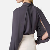 Camicia in georgette - Elisabetta Franchi CA04951E2 DC3 ELISABETTA FRANCHI 