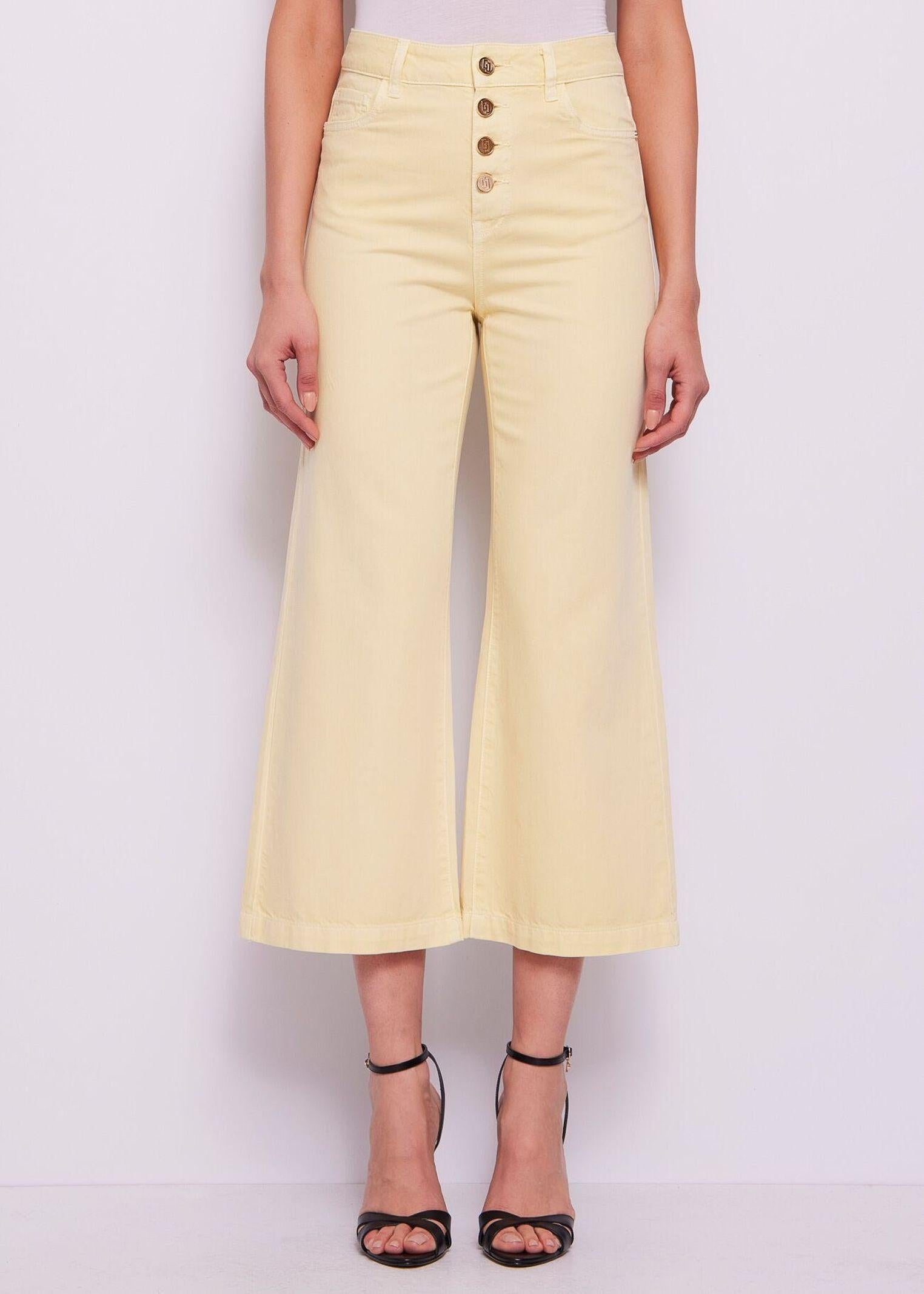 Jeans a vita alta con bottoni 511BD25022 2722 GAUDI' 