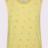 Gilet in maglia con strass