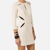 Abito cut-out bicolore - Elisabetta Franchi AB86861E1 E84 ELISABETTA FRANCHI 