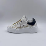 Sneakers con lacci oro FALD SG22 BIANCOORO ED PARRISH 