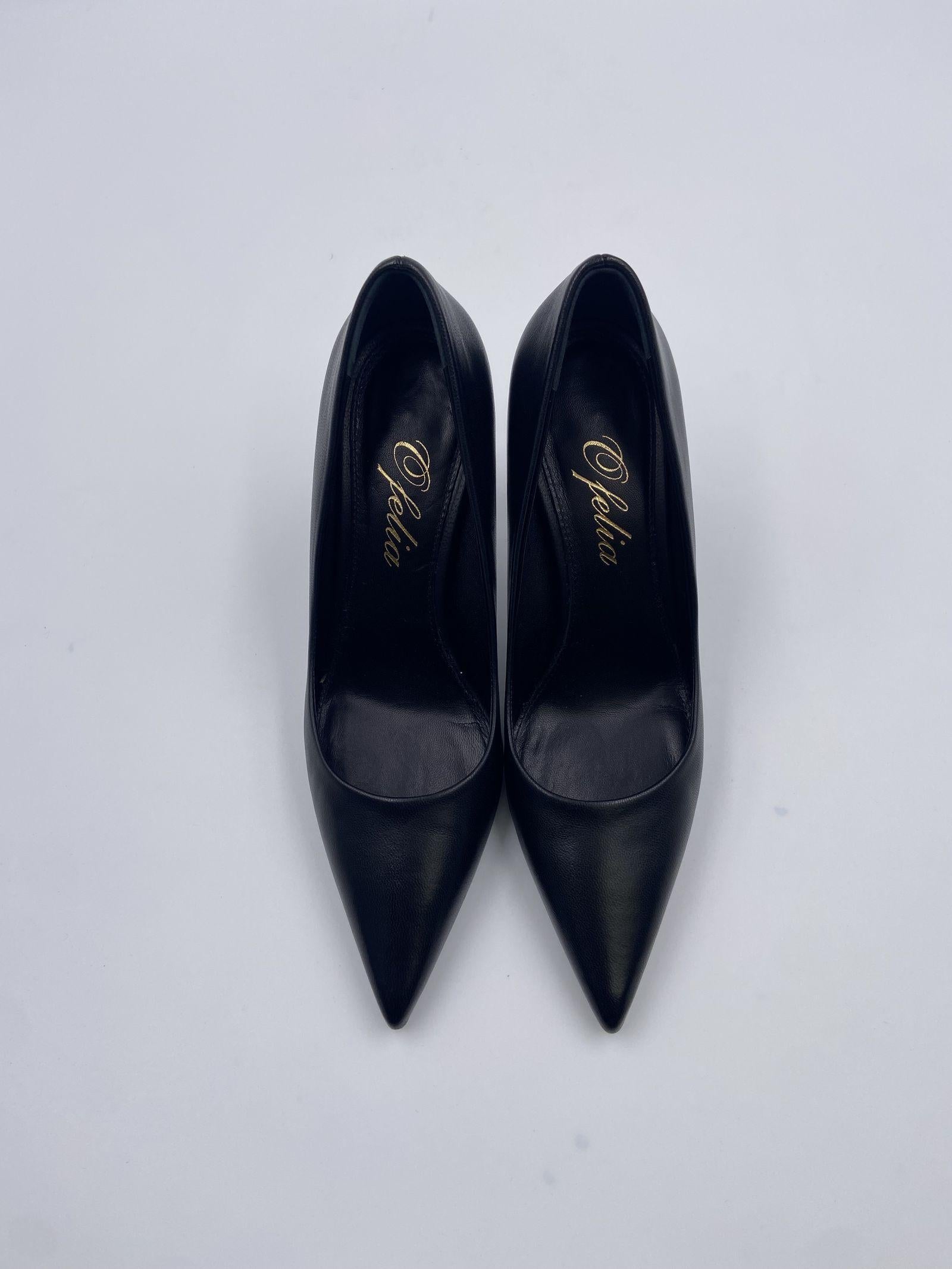 Dècolletè in pelle - Ofelia 2470 NERO OFELIA 