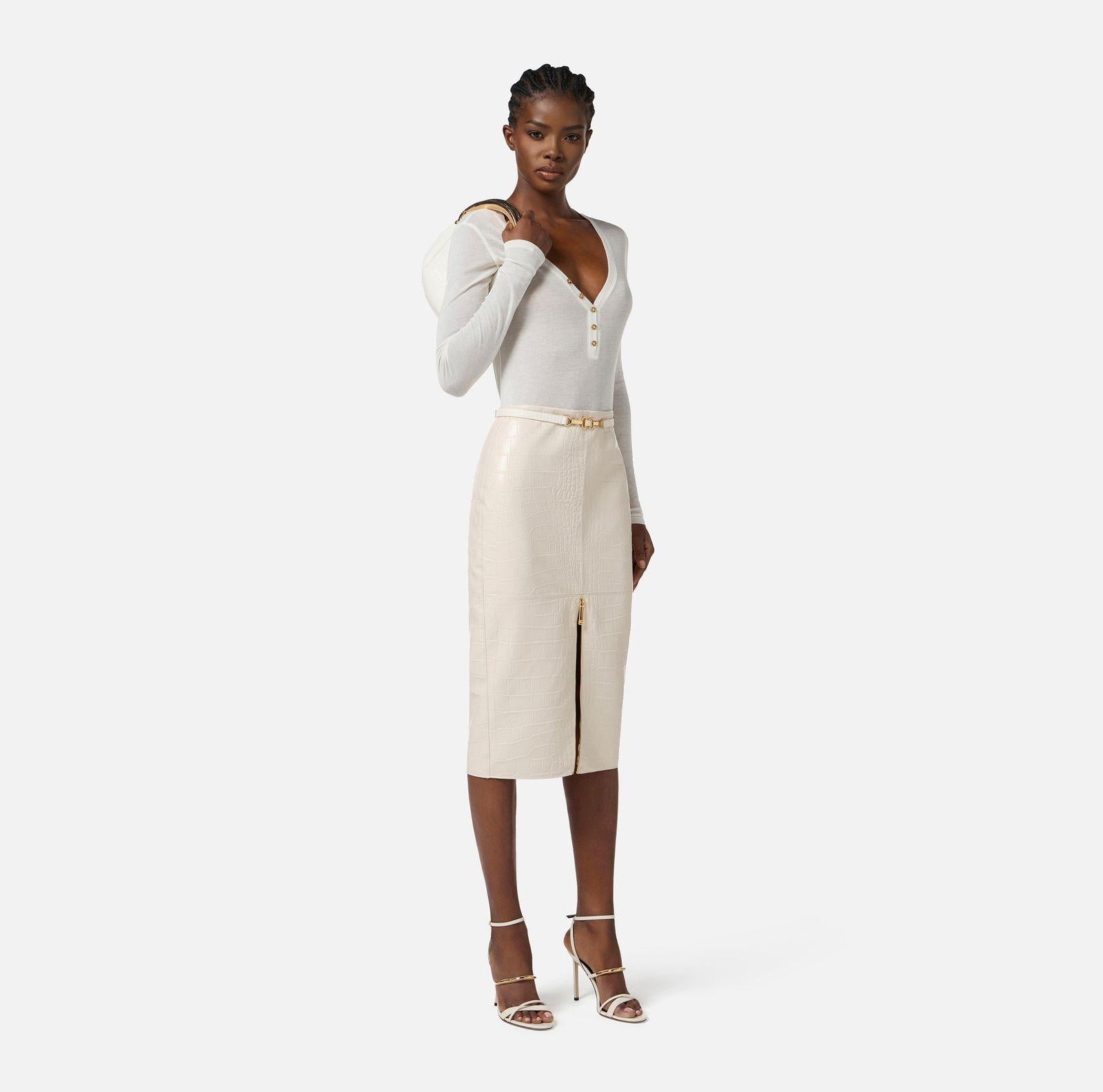 Gonna stampa cocco GO10856E2 DZ9 ELISABETTA FRANCHI 