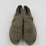 Espadrilles in tessuto lucido S307 VERDE FIORINA 