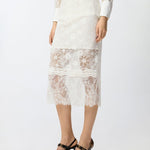 Gonna in pizzo 106664A381 Z05 PINKO 