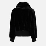 Giubbotto bomber pelliccia 105399A2PI Z99 PINKO 