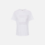 T-shirt in voile ricamato - Elisabetta Franchi MA03151E1 270 ELISABETTA FRANCHI 
