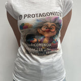 T-shirt Io Protagonista IOPROTAGONISTA BIANCO OFELIA 