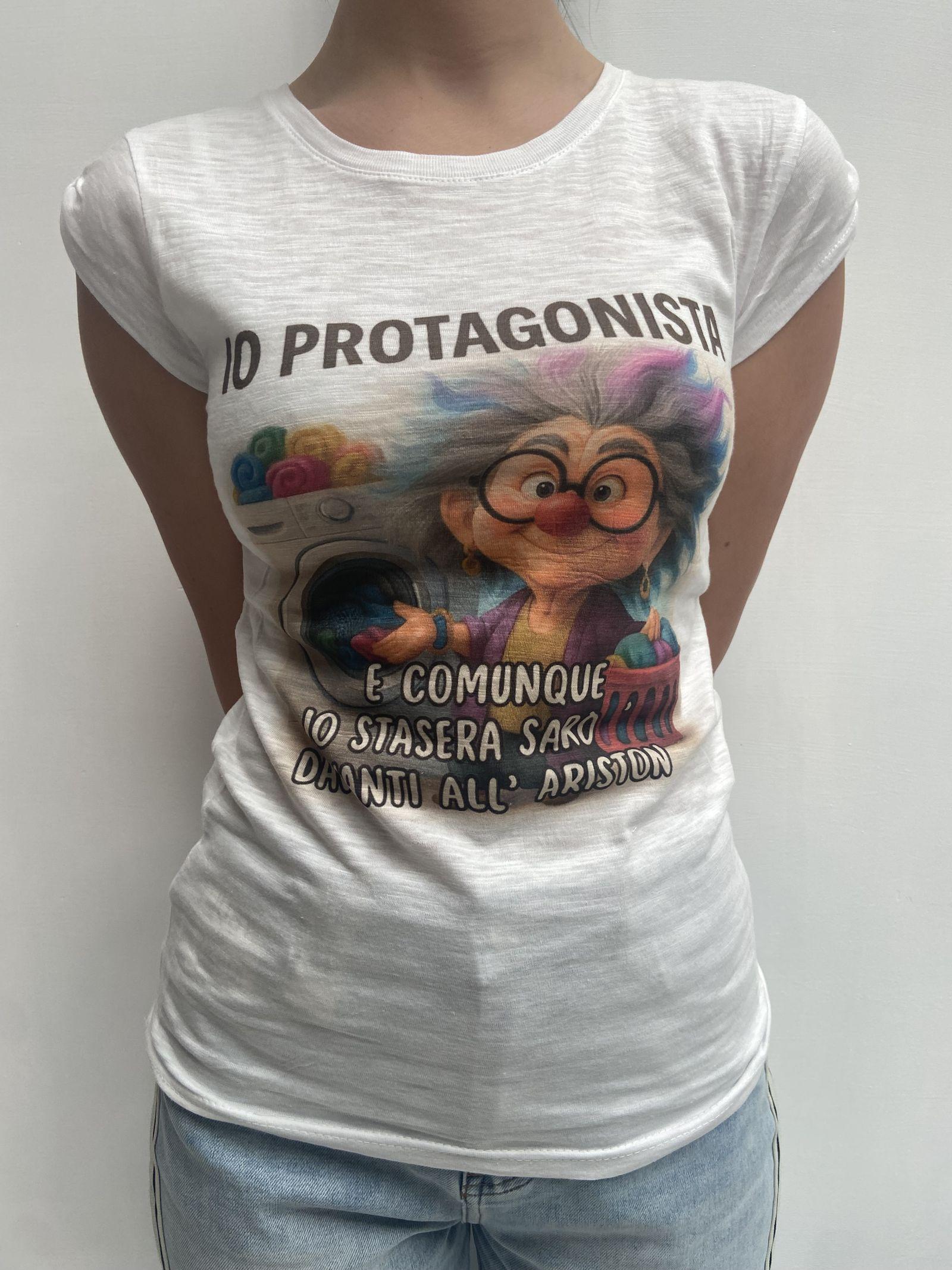T-shirt Io Protagonista IOPROTAGONISTA BIANCO OFELIA 
