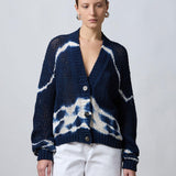 Cardigan tie-dye handmade