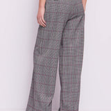 Pantalone check jacquard