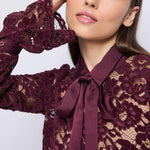 Camicia in pizzo floreale 521FD45006 2434 GAUDI' 