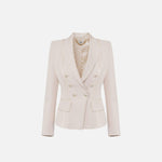 Giacca con dettagli in raso GI14251E2 193 ELISABETTA FRANCHI 