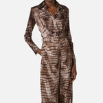 Camicia con stampa alligatore CA13161E3 644 ELISABETTA FRANCHI 