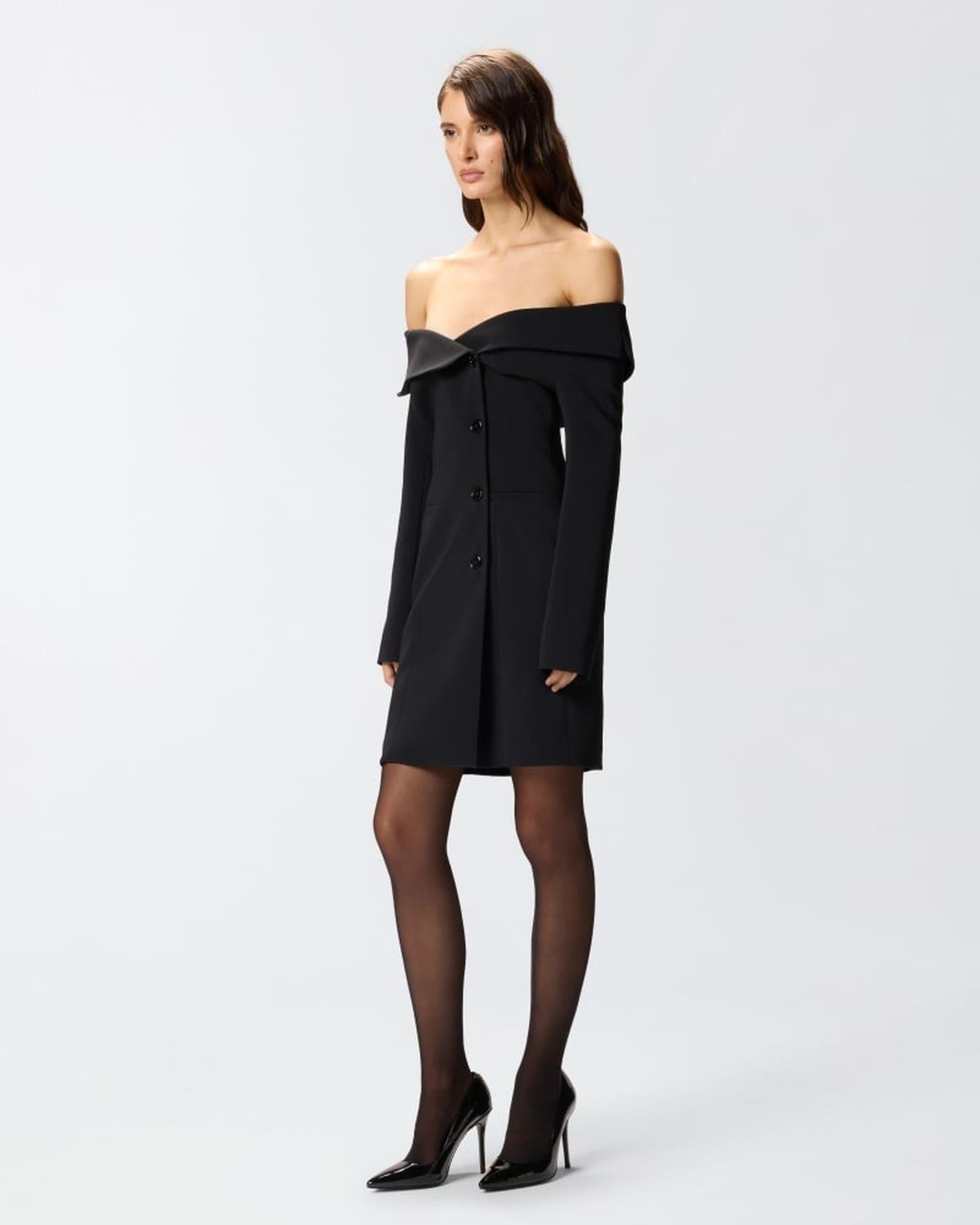 Abito a tubino stile blazer 106139A304 Z99 PINKO 