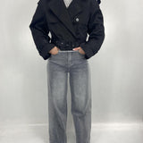 Giacca trench doppio petto