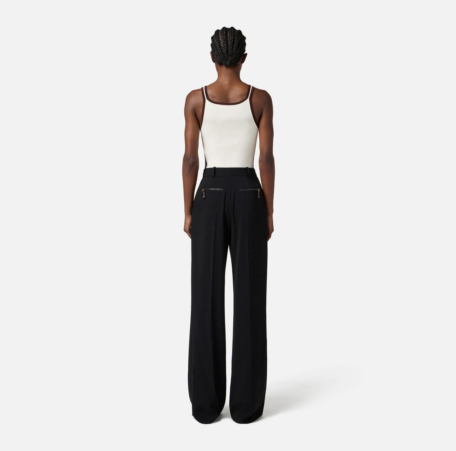 Top con bande lucide TK51S56E2 EG2 ELISABETTA FRANCHI 