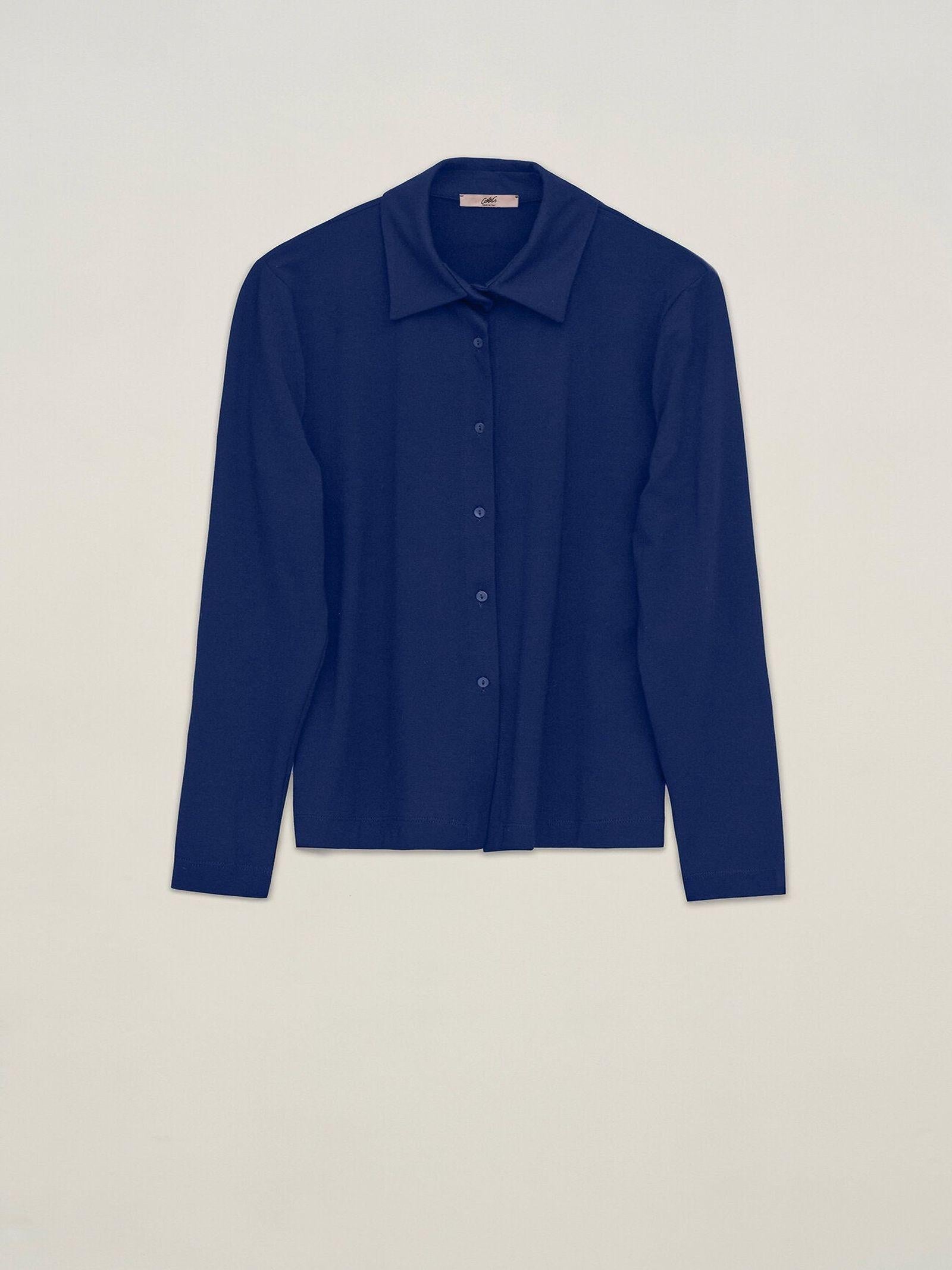 Camicia aderente in jersey - Carla G ERUD20 D1 12 CARLA G. 