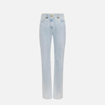 Jeans a palazzo con dettaglio logo PJ94I51E2 192 ELISABETTA FRANCHI 