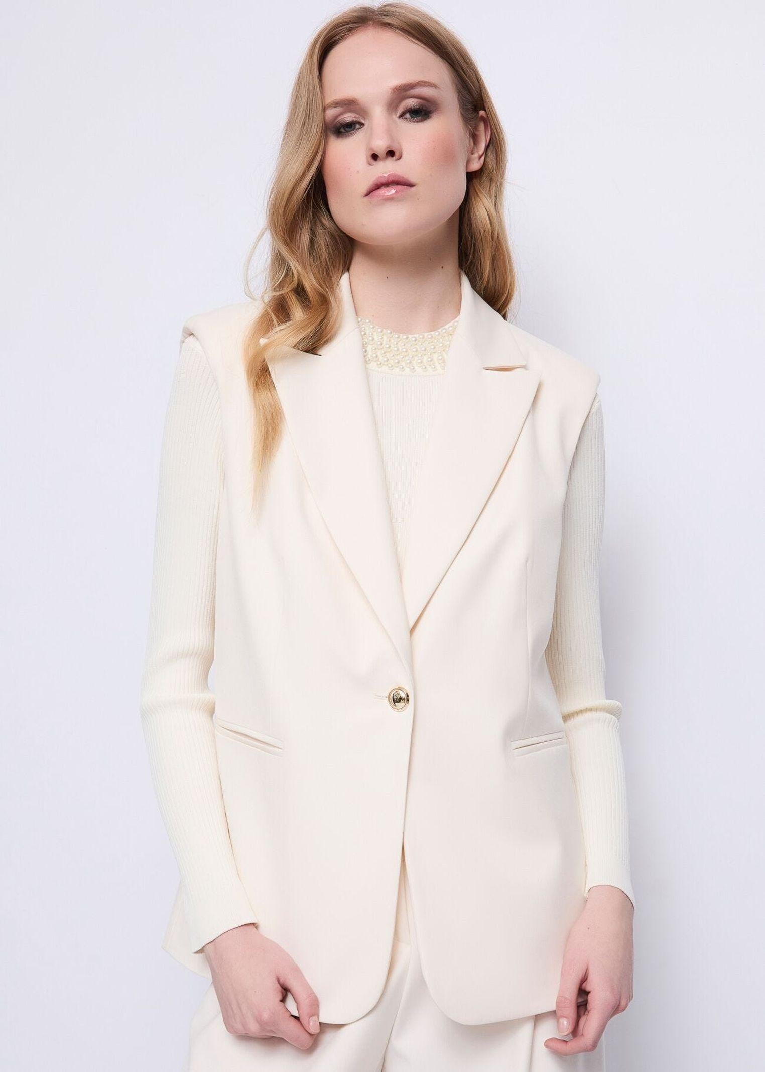 Gilet bottone unico 521FD35027 3213 GAUDI' 