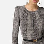Abito con stampa pitone AB88057E2 110 ELISABETTA FRANCHI 