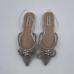Sandalo Justi Clear in pvc con fiocco - Steve Madden SMSJUSTI-CLE BIANCO STEVE MADDEN 