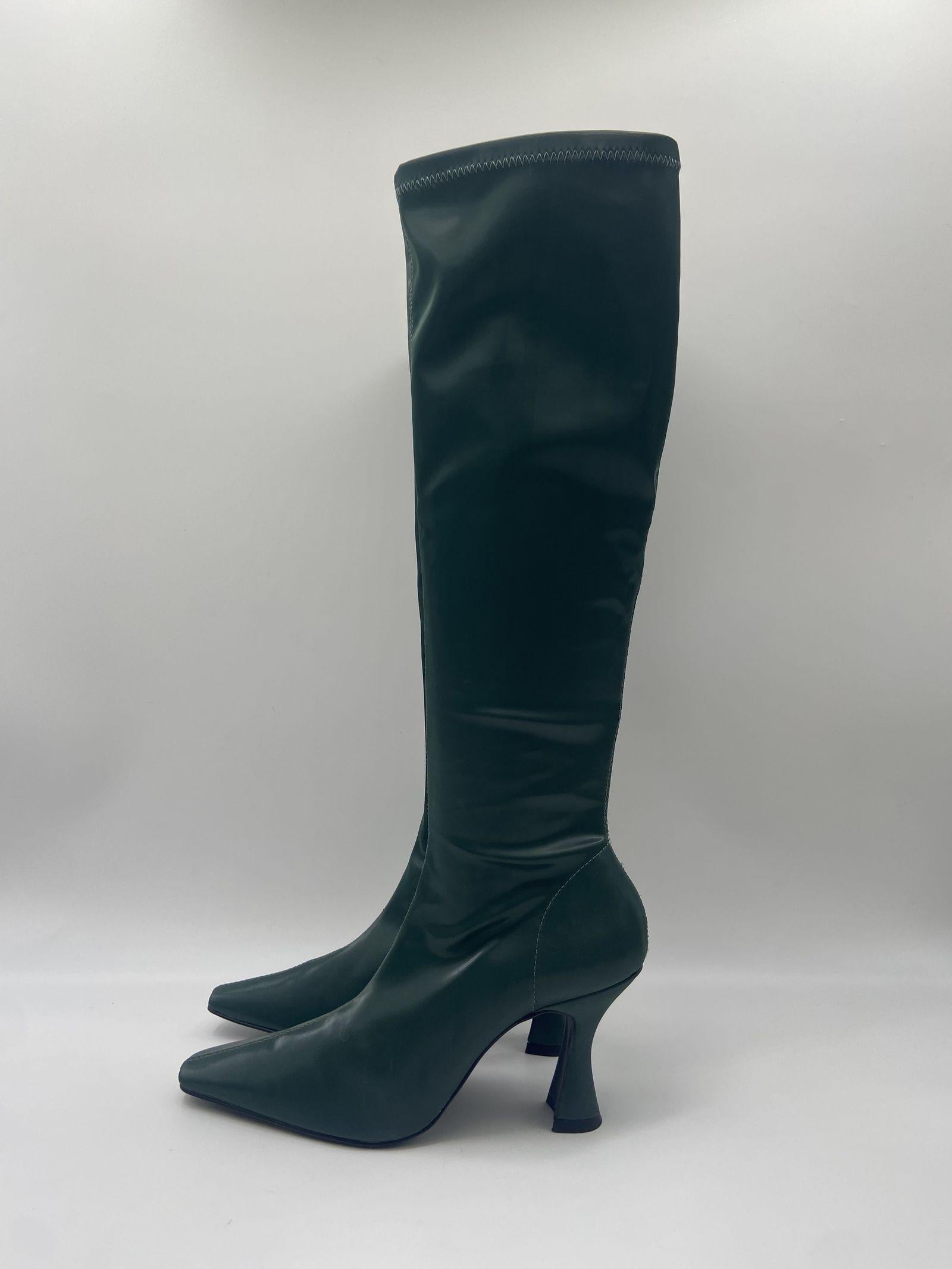 Stivale alto elasticizzato - Steve Madden SMSSAVVY VERDE STEVE MADDEN 