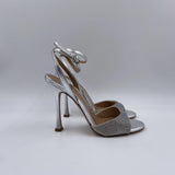 Sandalo aperto con mini strass H2286 ARGENTO OFELIA 