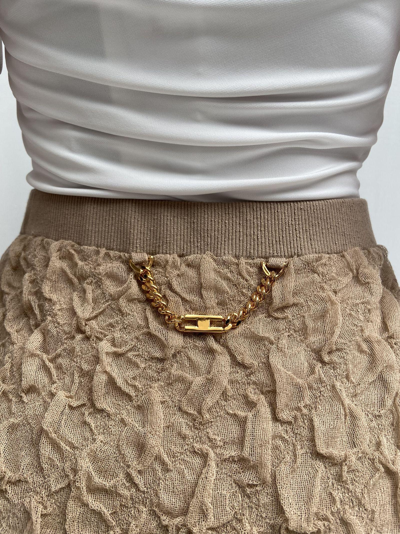 Gonna in maglia - Elisabetta Franchi GK94R41E1 390 ELISABETTA FRANCHI 