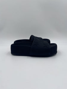 Ciabatta in lycra con platform