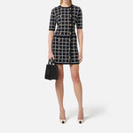 Maglia cardigan in jacquard logo - Elisabetta Franchi MK60B51E2 E84 ELISABETTA FRANCHI 