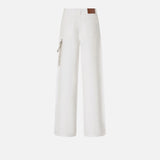 Pantalone con catena gioiello