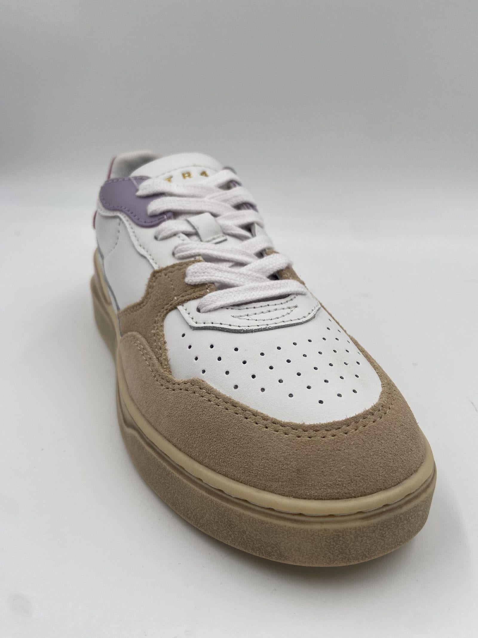 Sneakers Club tennis 1.06 8707011 BURROBIANCO EXTR4 