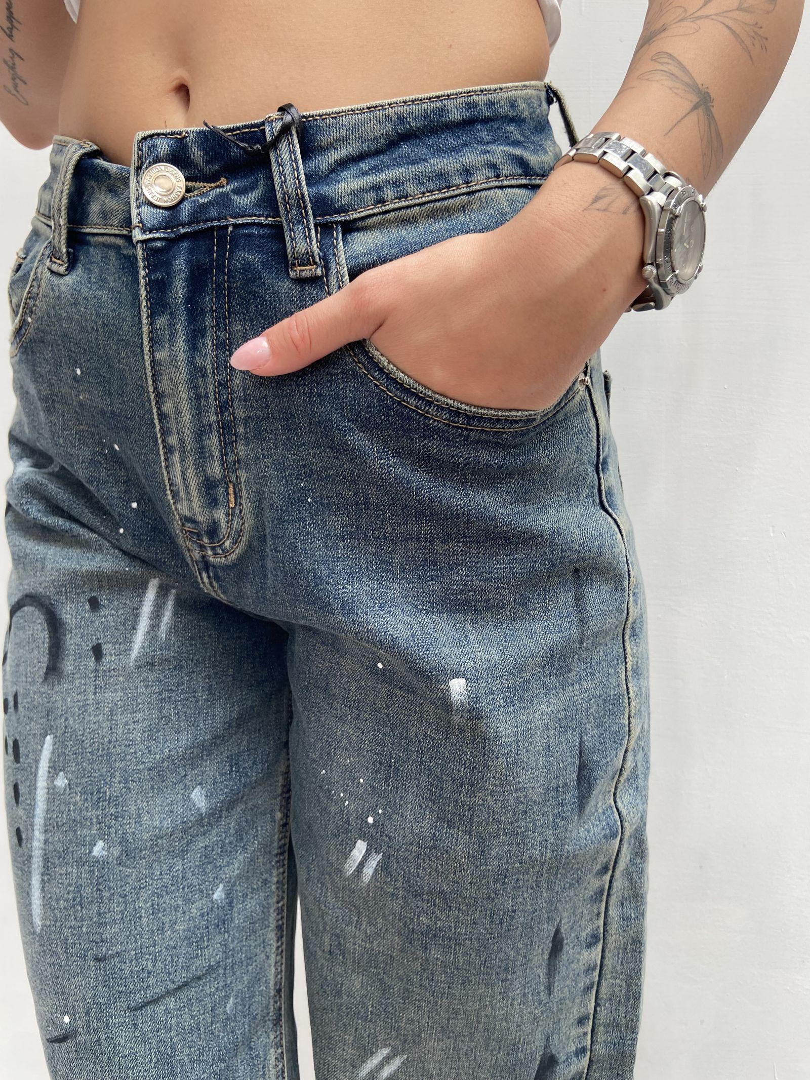 Jeans con dettagli - Ofelia LAF259 DENIM OFELIA 