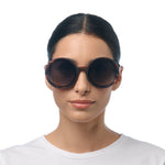 Occhiale da sole Round Monica OK014CH MARRONE OKKIA 