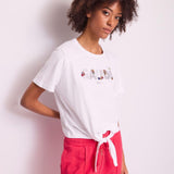 T-shirt con nodo 511BD64026 2100 GAUDI' 