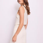 Gilet in lino 511FD35007 3213 GAUDI' 