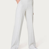 Pantalone gessato a palazzo