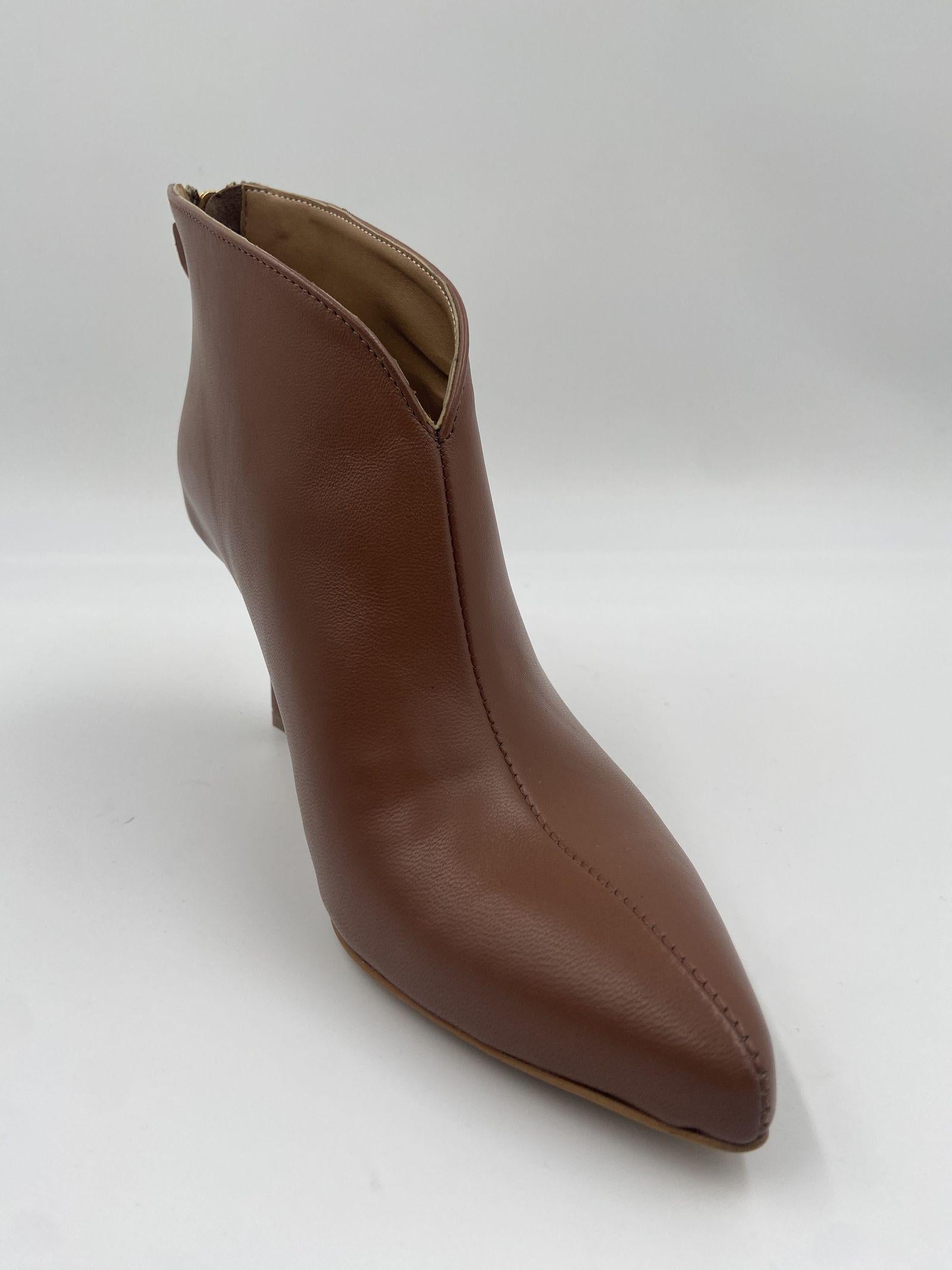 Tronchetto in pelle con cerniera 714 BEIGE CHIARINI 