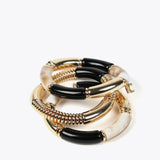 Pack braccialetti con elementi acrilici