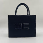 Tote con impunture a contrasto - Elisabetta Franchi BS08A51E2 110 ELISABETTA FRANCHI 