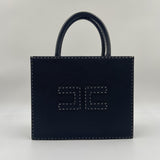 Tote con impunture a contrasto - Elisabetta Franchi BS08A51E2 110 ELISABETTA FRANCHI 