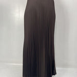 Gonna in raso plissè SK1183 MORO OFELIA 
