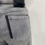 Jeans mom fit con coulisse LAF264 GRIGIO OFELIA 