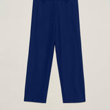 Pantalone cavallo basso in gabardina